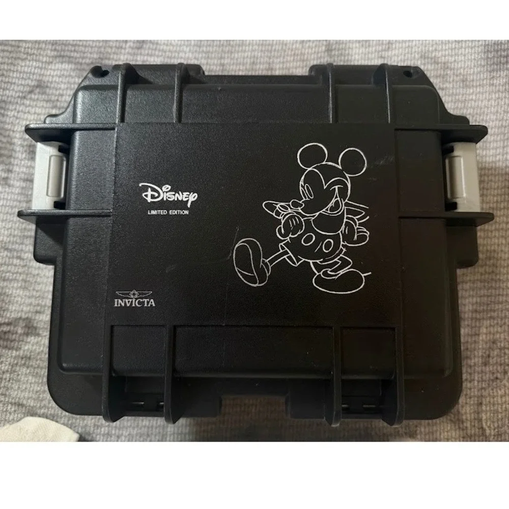 Invicta Disney Limited Edition 3 Slot Watch Collector Impact Case Mickey Mouse